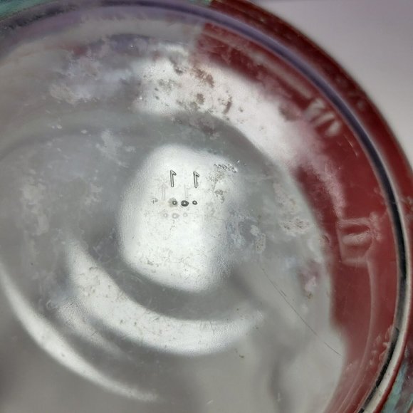 Vtg Pyrex 4-Cup 32oz 1Qt Glass Cone Shape Measuring Cup Red Reverse Letters #11 - Picture 9 of 9